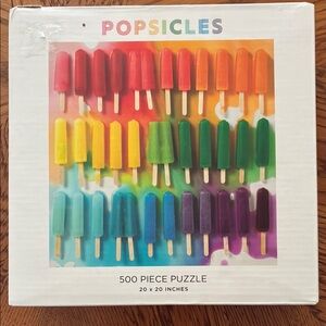 Colorful Popsicles 500 Piece Puzzle